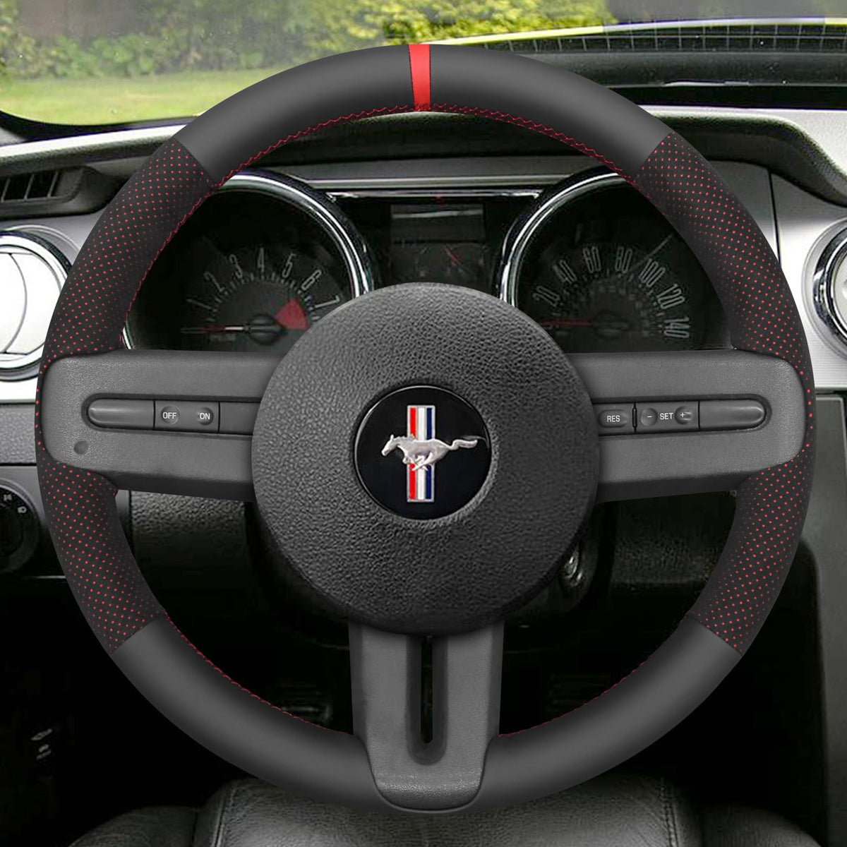 Steering Wheel Cover for Ford Mustang 2005-2012