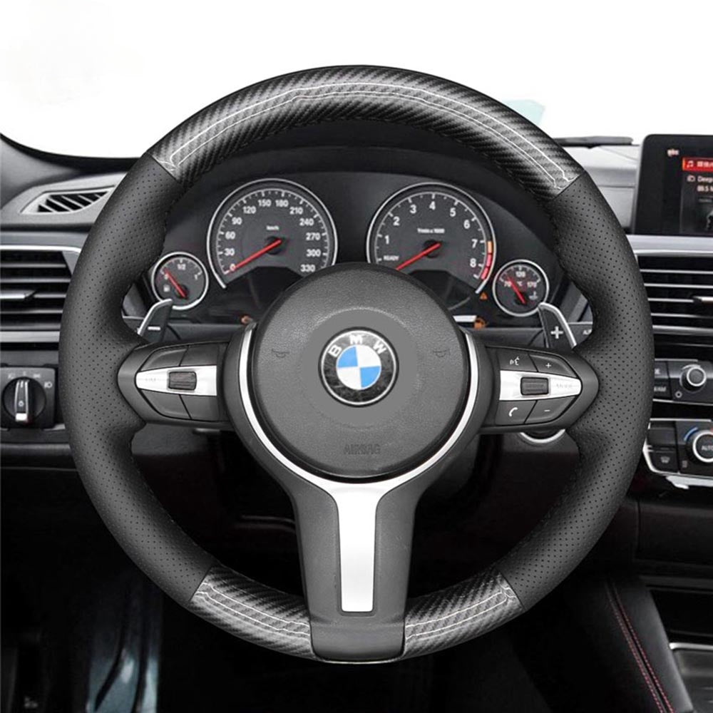 Steering Wheel Cover for BMW M Sport F10 F11 F12 F13 F15 F16 F22 F23 F25 F26 F30 F31 F34 F45 F46