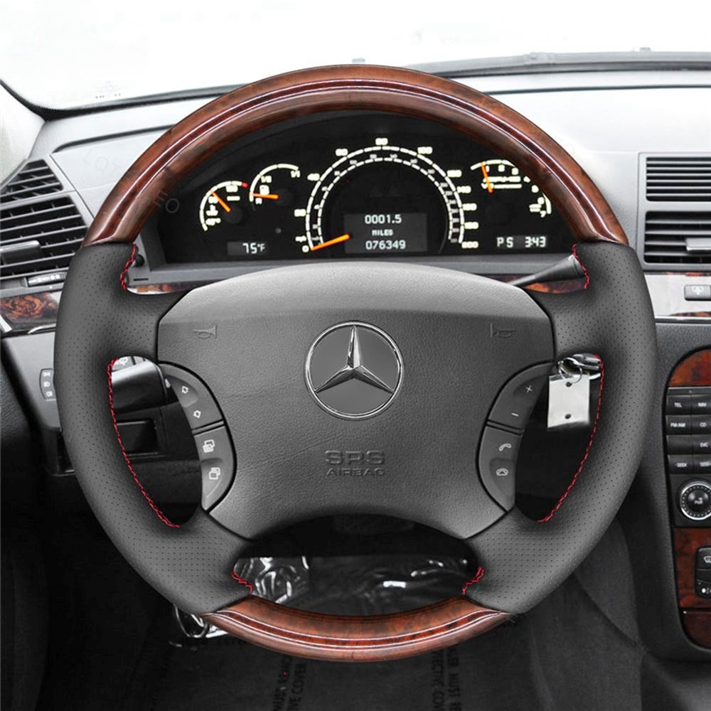 Steering Wheel Cover for Mercedes-Benz CL-Class C215 S-Class W220 2000-2006