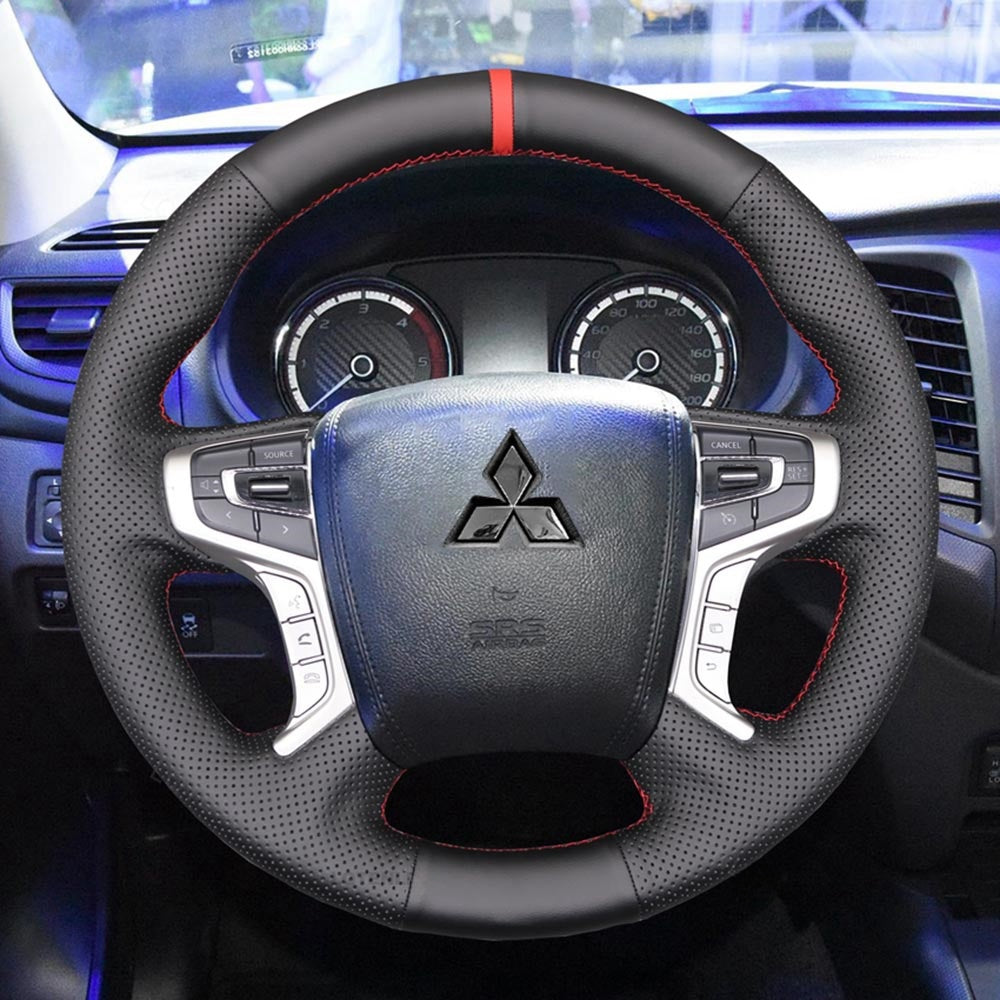 Steering Wheel Cover for Mitsubishi Outlander PHEV L200 Pajero Shogun Sport Triton Delica 2015-2024