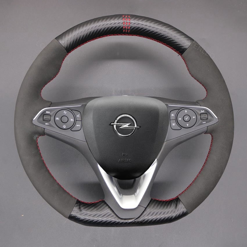 Steering Wheel Cover for Opel Vauxhall Astra K Corsa E F Combo Life Grandland X Insignia Mokka / Holden Calais Commodore