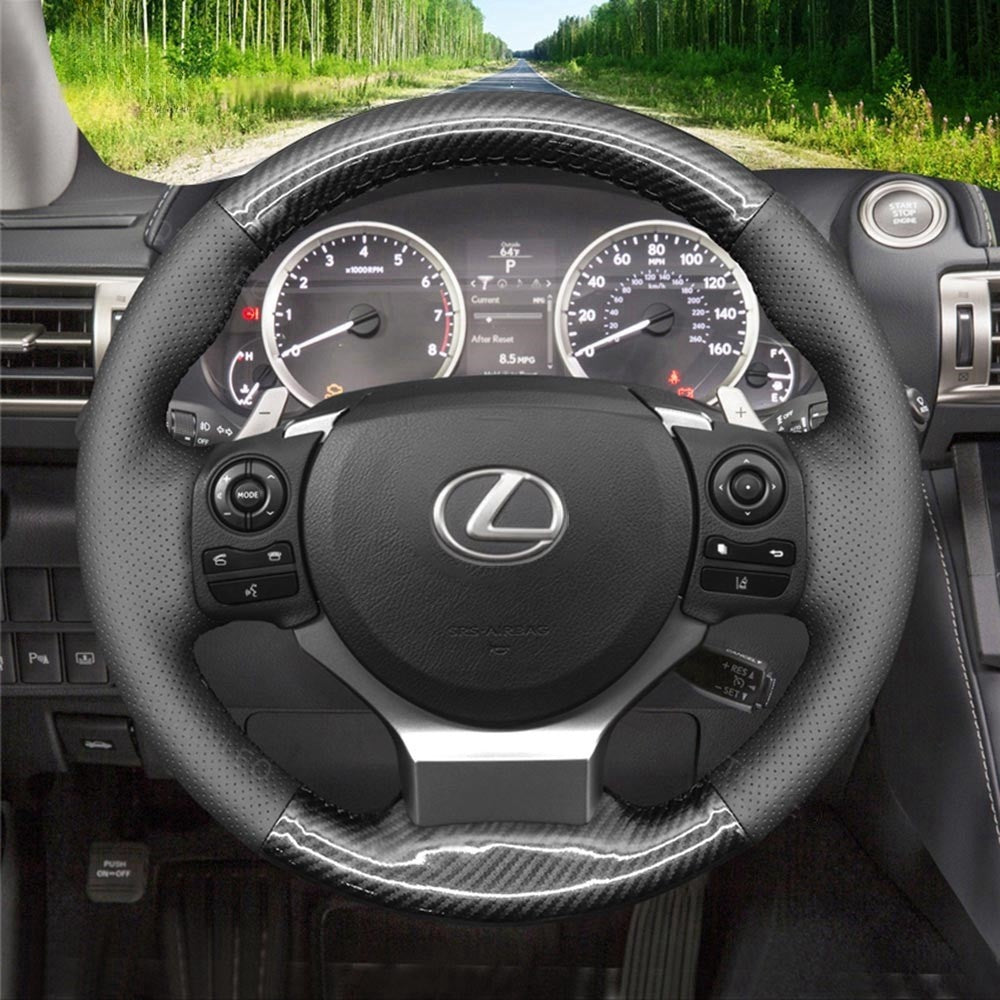 Steering Wheel Cover for Lexus IS200t IS250 IS300 IS350 F-Sport RC CT 200h NX 2014-2017