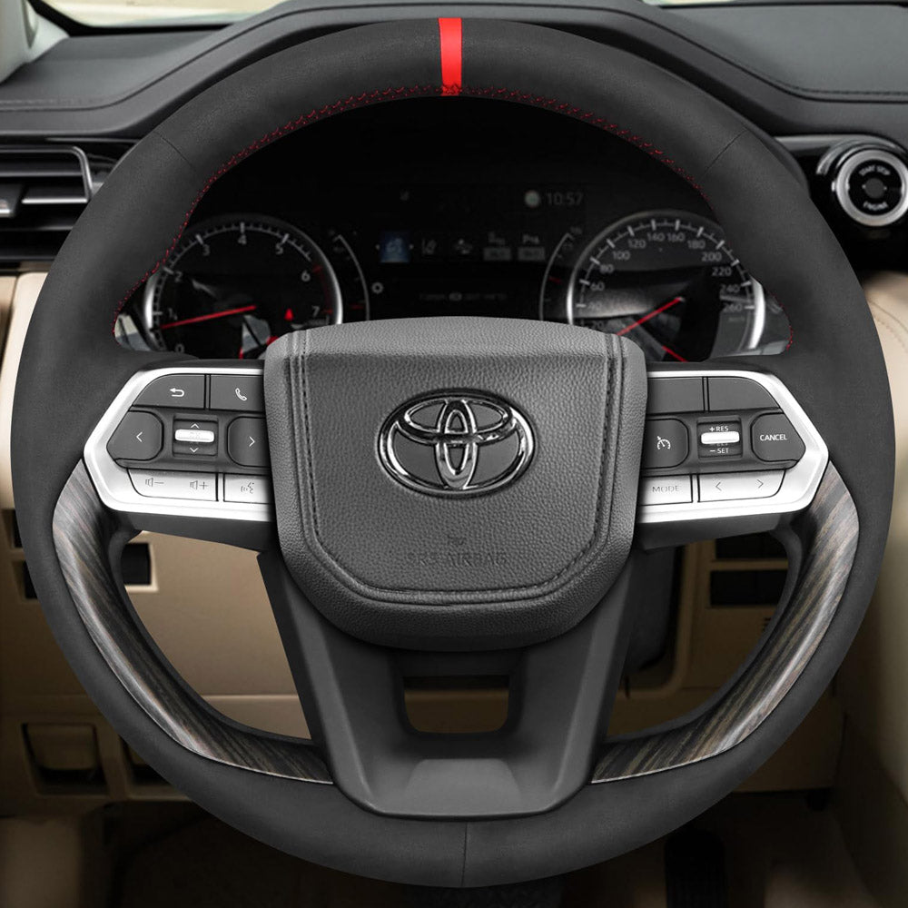 Steering Wheel Cover for Toyota Land Cruiser 300 Series J300 LC300 2021-2024