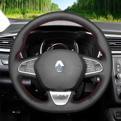 Steering Wheel Cover for Renault Megane Scenic 4 Kadjar Koleos Talisman Espace Samsung QM6 SM6 2015-2024