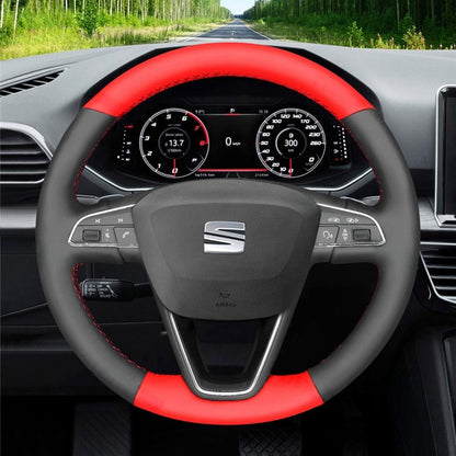 Steering Wheel Cover for SEAT Leon 5F Toledo Arona 2013-2021