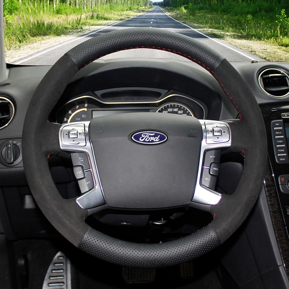 Steering Wheel Cover for Ford Mondeo S-Max Galaxy 2006-2015