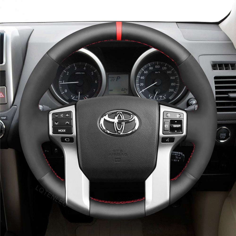 Steering Wheel Cover for Toyota 4Runner Land Cruiser Prado Tacoma Tundra Sequoia 2009-2024