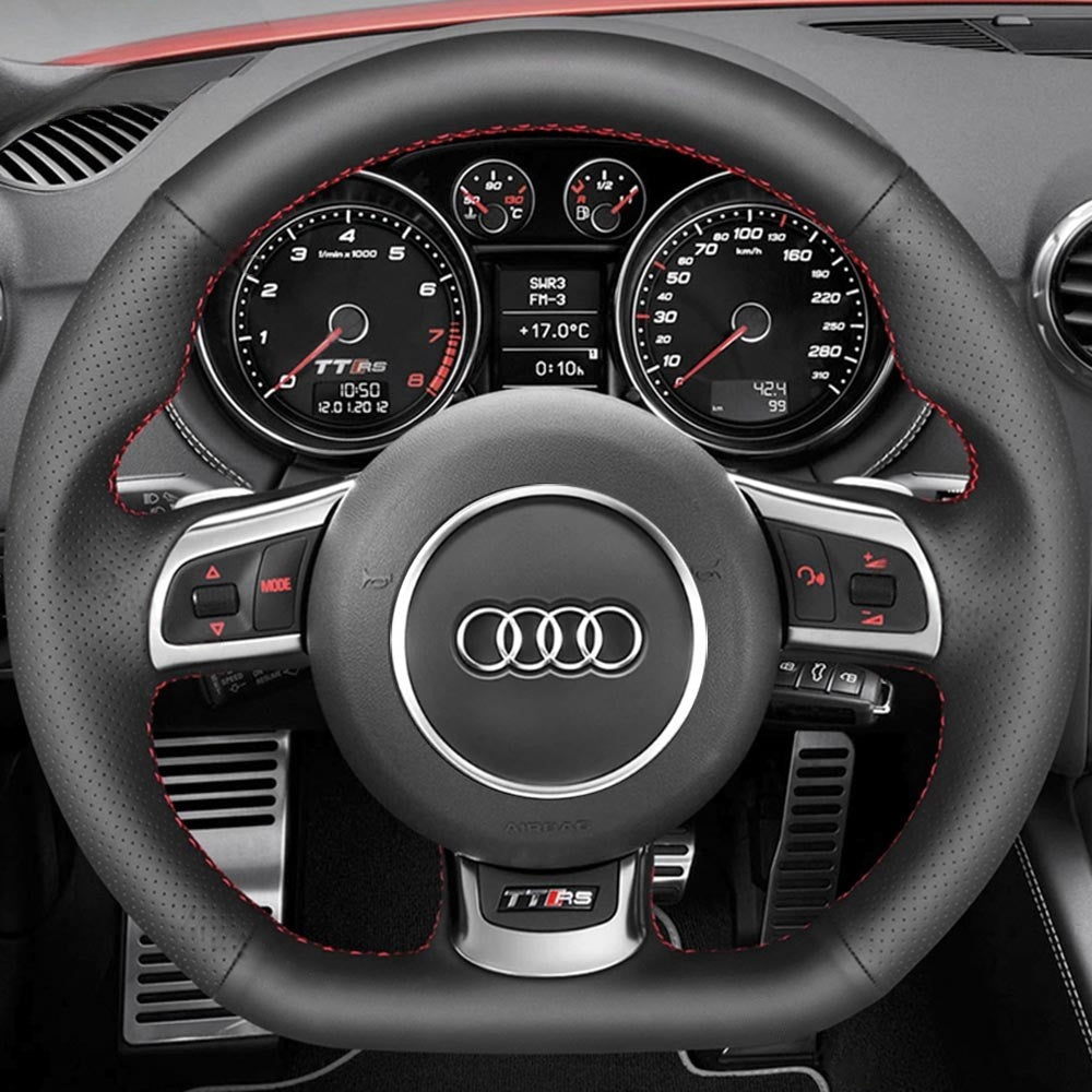 Steering Wheel Cover for Audi TT R8 RS 3 RS 6 2008-2015