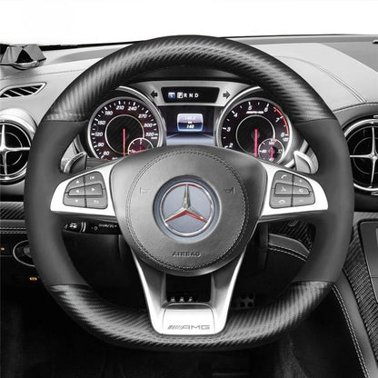 Steering Wheel Cover for Mercedes-Benz AMG GT C190 R190 C63 W205 C117 C218 W213 X253 W166 W222