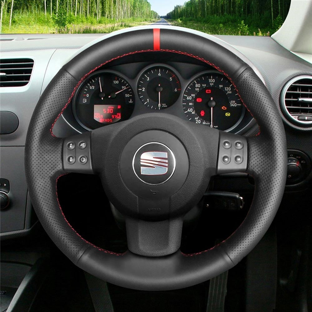 Steering Wheel Cover for Seat Leon MK2 1P Ibiza 6L Altea XL Toledo 2004-2009