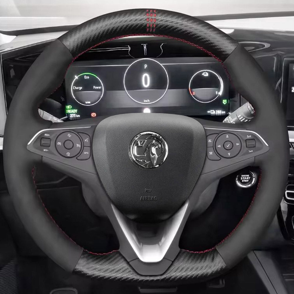 Steering Wheel Cover for Vauxhall Astra Corsa Combo Grandland X Insignia Mokka 2015-2021