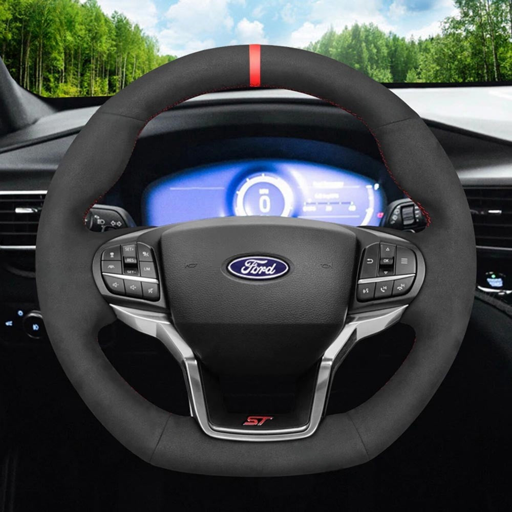 Steering Wheel Cover for Ford Explorer ST ST-Line Timberline 2020-2024