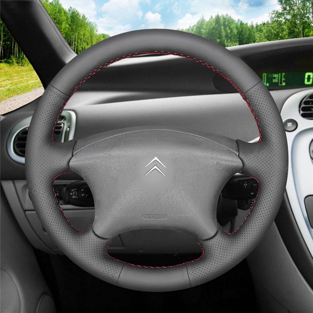 Steering Wheel Cover for Citroen Xsara Picasso Berlingo C5 C8 Dispatch Jumpy 2001-2010