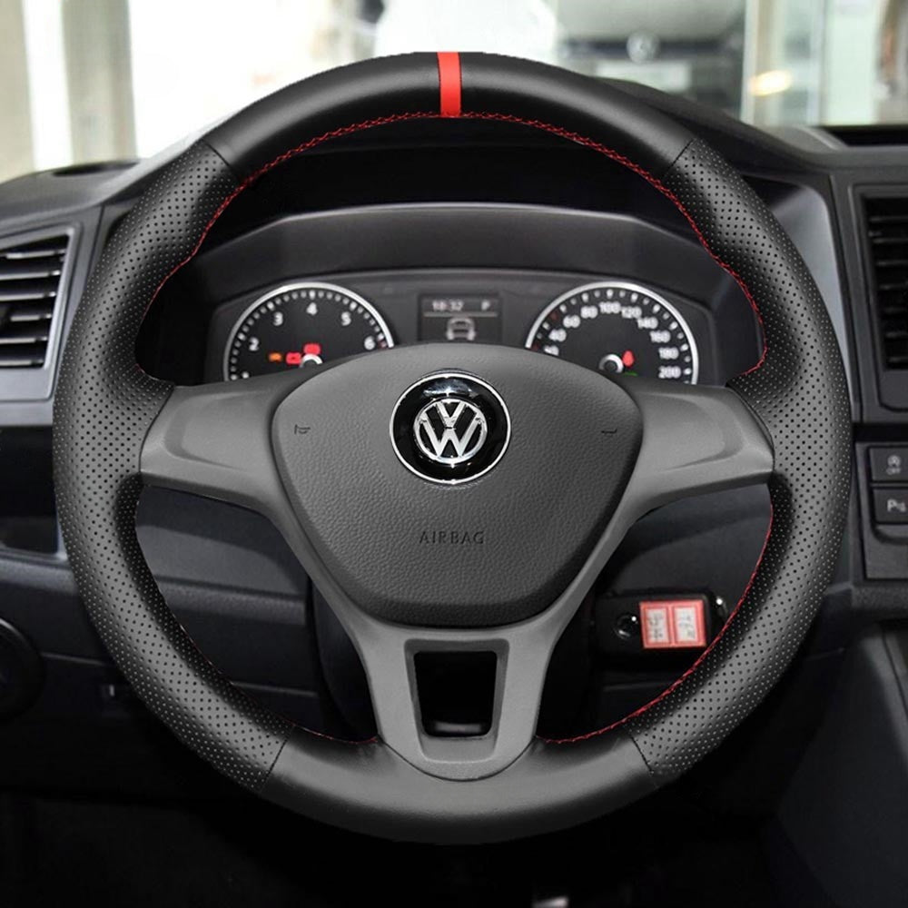 Steering Wheel Cover for Volkswagen Amarok T6 California Caravelle Kombi Multivan Transporter