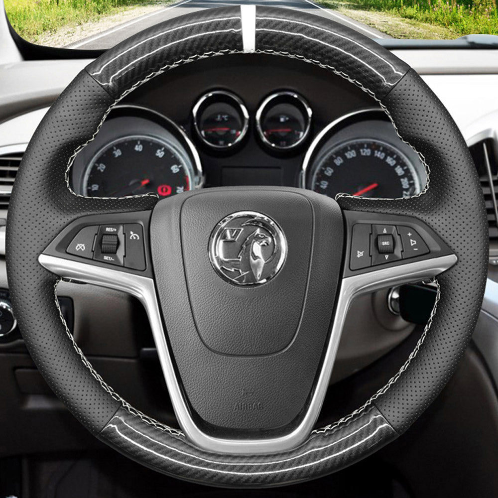 Steering Wheel Cover for Vauxhall Astra Mokka X Zafira Insignia Ampera Meriva 2008-2019