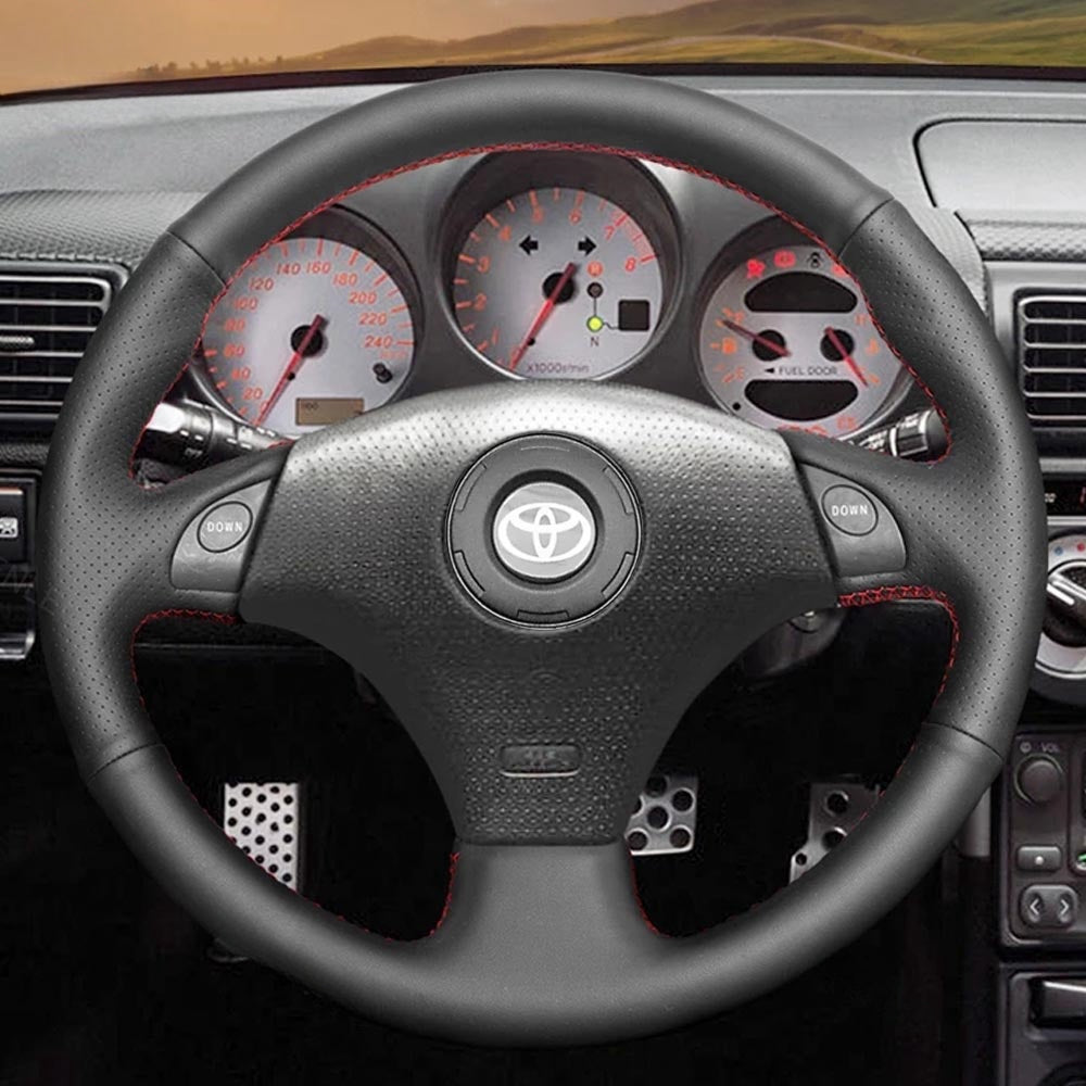 Steering Wheel Cover for Toyota RAV4 Celica MR2 MR-S Supra Caldina 1998-2007