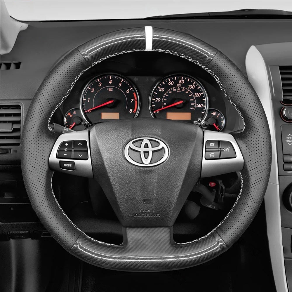 Steering Wheel Cover for Toyota Corolla RAV4 Auris Wish Vanguard Voxy Matrix 2009-2014