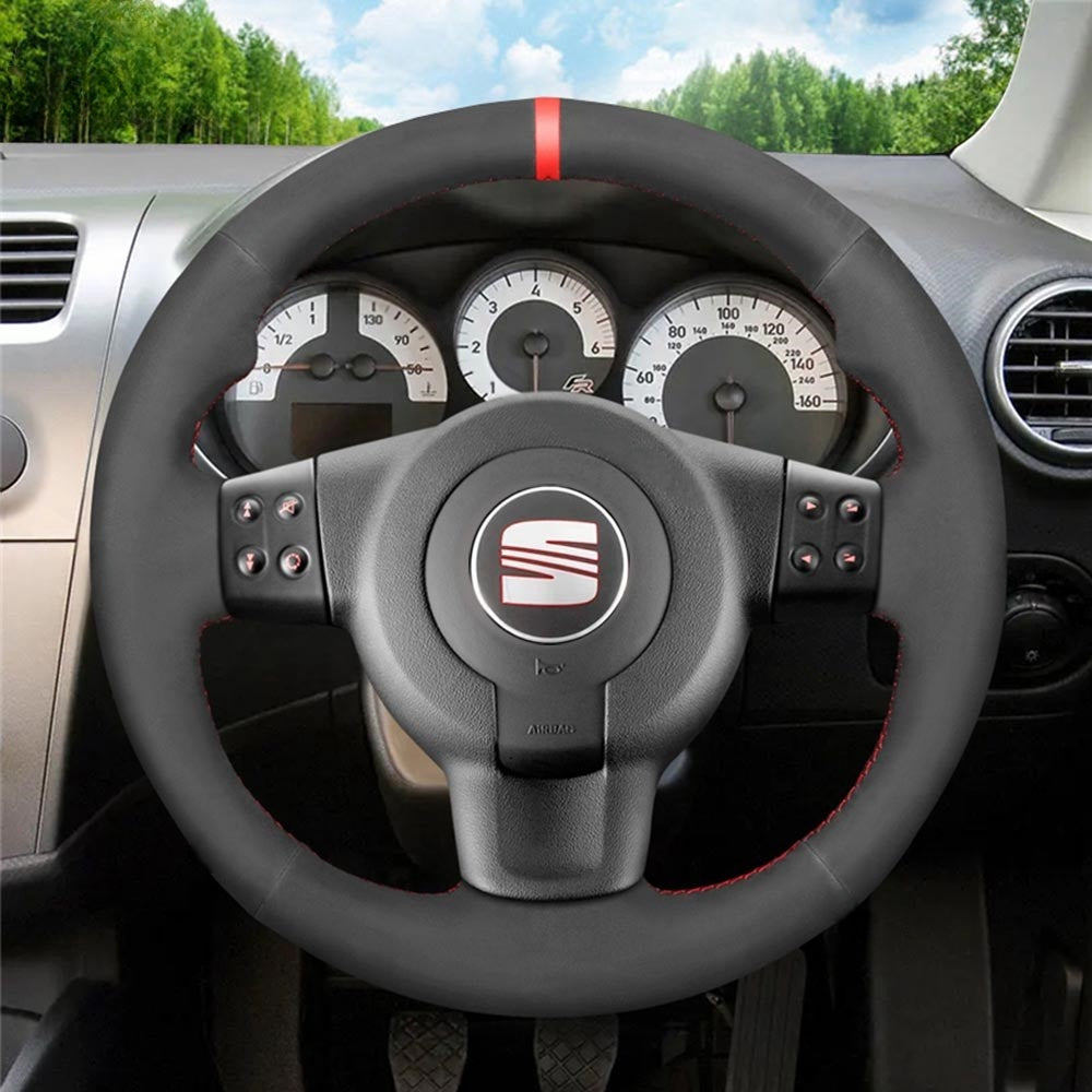 Steering Wheel Cover for Seat Leon FR Cupra MK2 1P Ibiza FR 6L 2005-2009