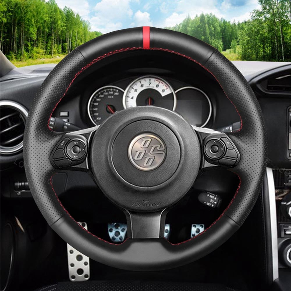 Steering Wheel Cover for Toyota 86 GT86 GR85 Yaris 2016-2024 Subaru BRZ 2016-2023