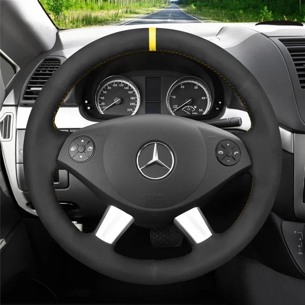 Steering Wheel Cover for Mercedes-Benz W639 Viano Vito Valente 2010-2015