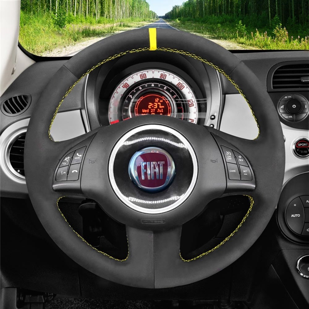 Steering Wheel Cover for Fiat 500 500e 500C 2014-2018