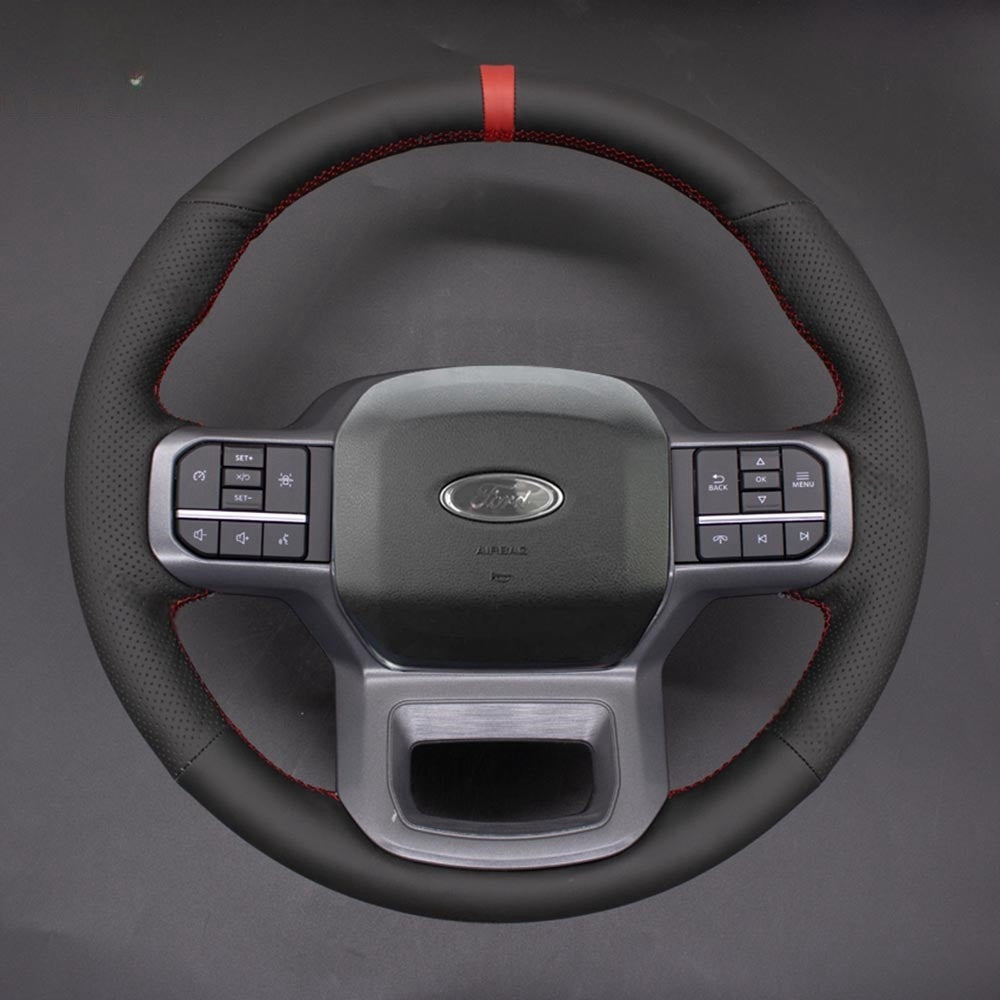 Steering Wheel Cover for Ford F150 F-150 F250 F350 F-350 F450 F-450 Expedition 2021-2024