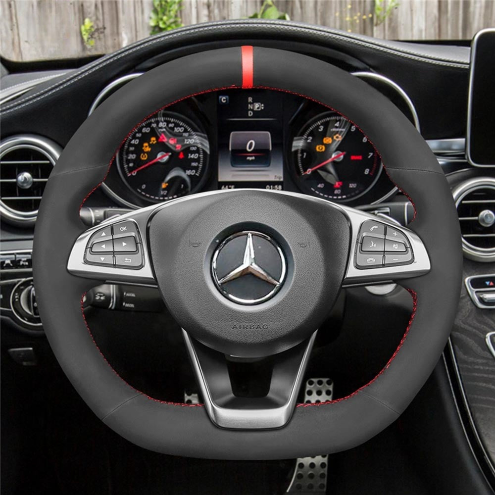 Steering Wheel Cover for Mercedes-Benz W176 W246 W205 C117 C218 X218 W213 X253 C253