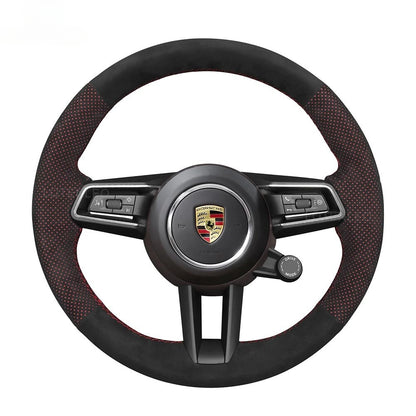 Steering Wheel Cover for Porsche 911 992 Macan Panamera Taycan 2020-2022