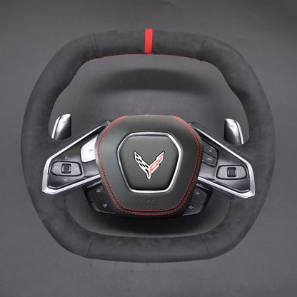 Steering Wheel Cover for Chevrolet Corvette C8 2020-2024