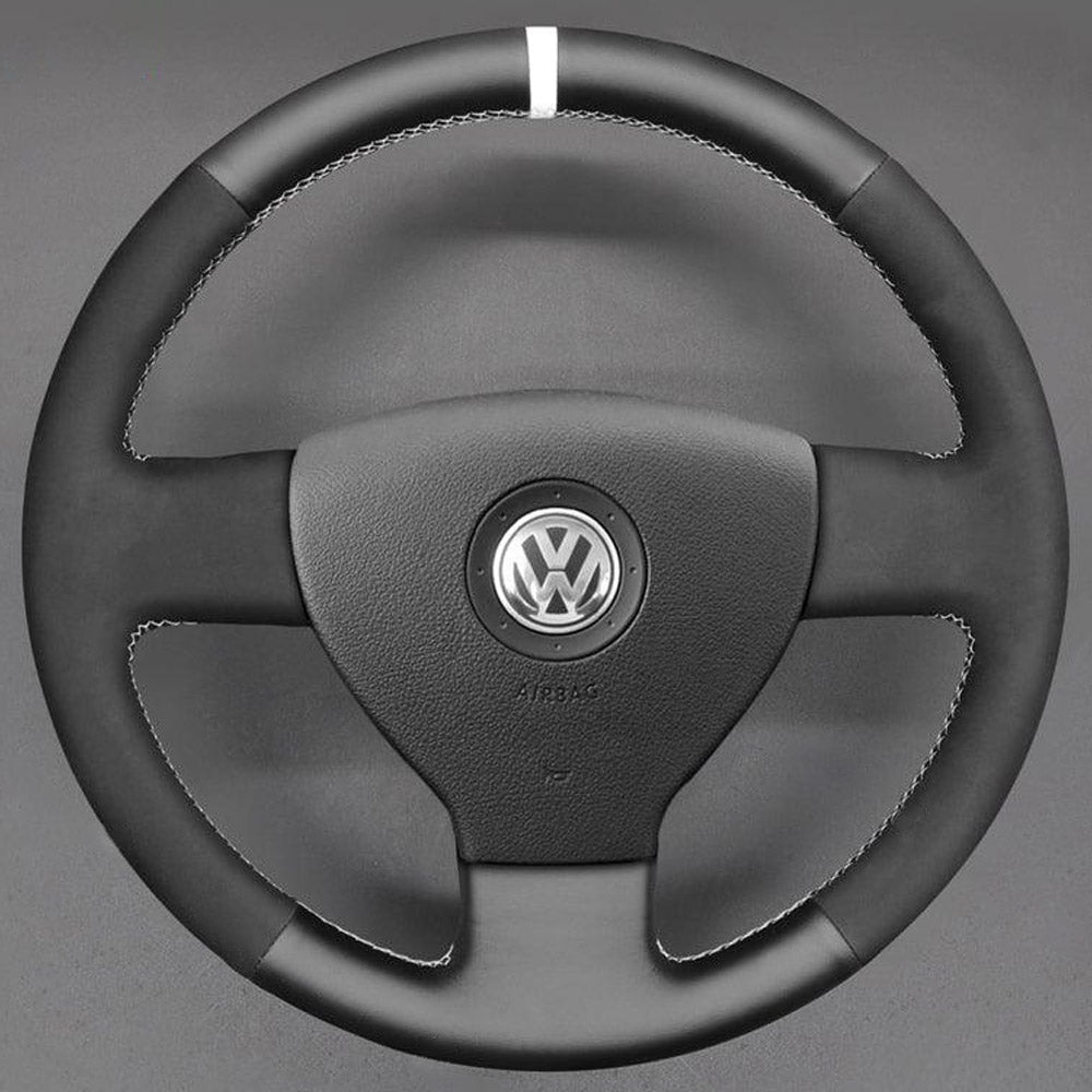 Steering Wheel Cover for Volkswagen VW Golf 5 Polo Jetta Tiguan Touran Caddy EOS Rabbit 2003-2010