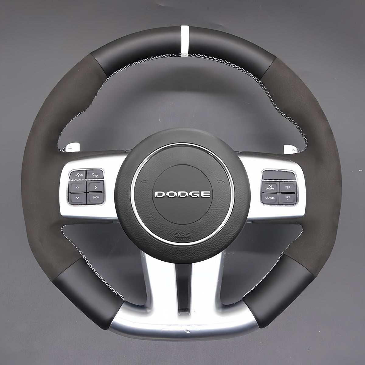 Steering Wheel Cover for Dodge Challenger Charger SRT / Jeep Grand Cherokee SRT 2011-2015