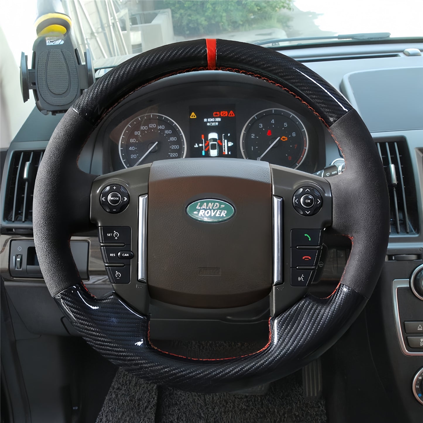 Steering Wheel Cover for Land Rover Range Rover Sport L320 LR4 L319 LR2 L359 Freelander 2 Discovery 4 2009-2017