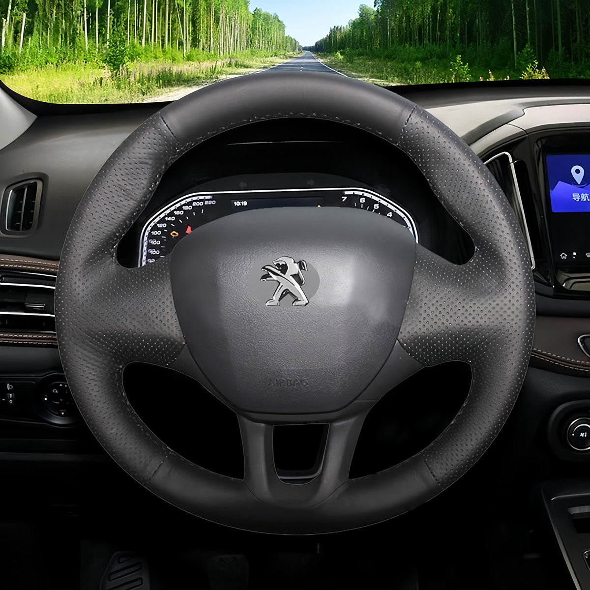 Steering Wheel Cover for Peugeot 208 2008 308 SW 2012-2019