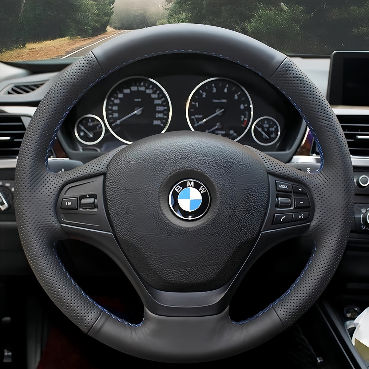 Steering Wheel Cover for BMW 3 Series F30 2012-2018 F34 2012-2018