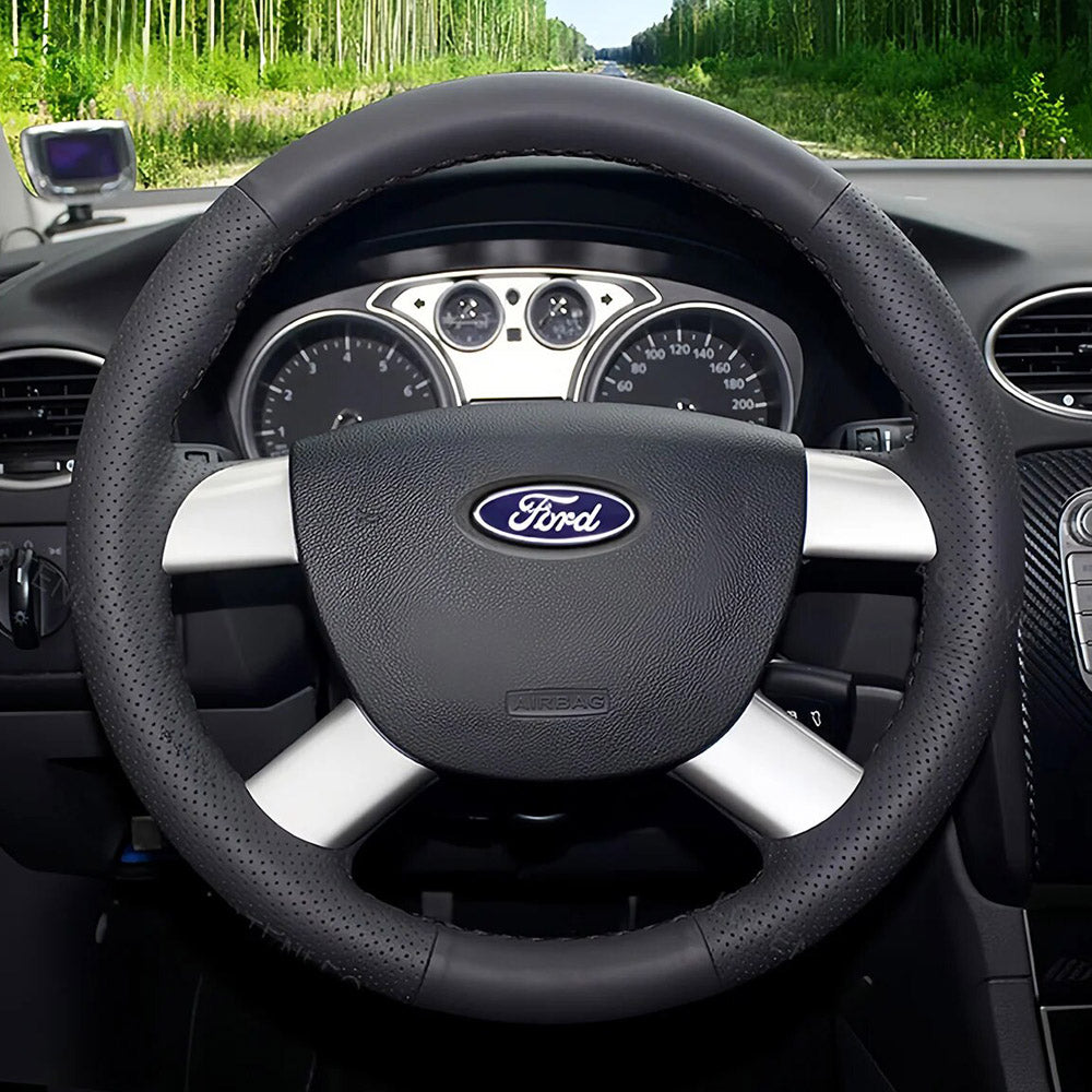 Lenkradbezug für Ford Focus CC C-Max Kuga Tourneo Transit Connect 2004-2013