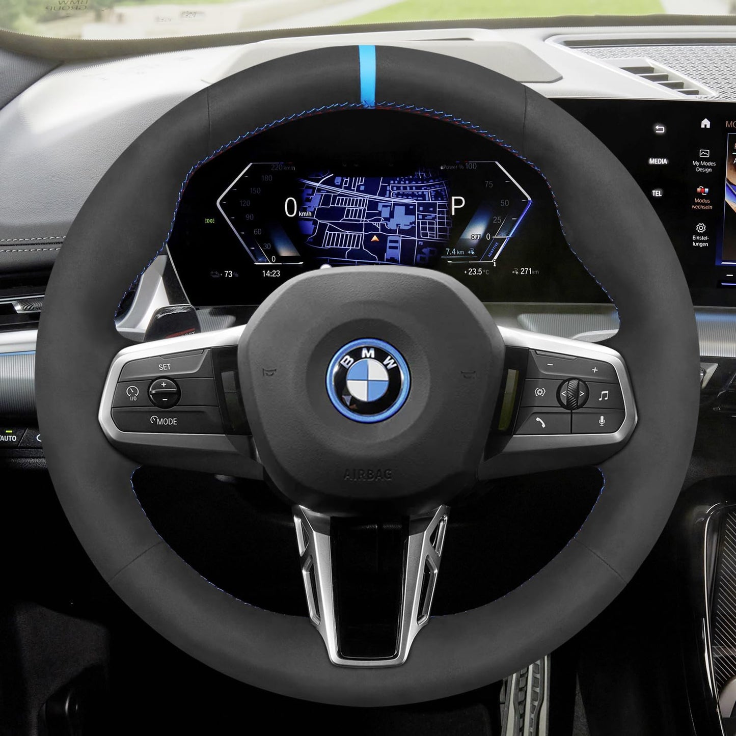 Steering Wheel Cover for BMW 2 Series X1 iX1 U11 X2 iX2 U10 2022-2024