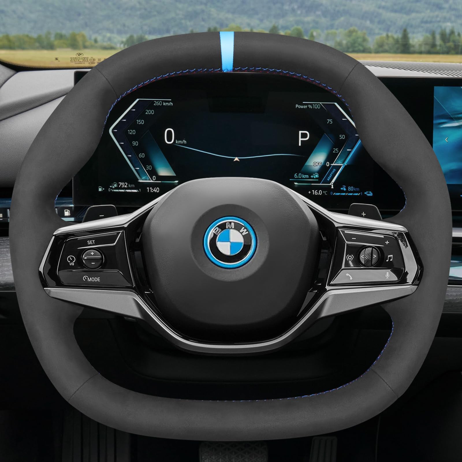Steering Wheel Cover for BMW 5 Series i5 G60 G61 2023 2024