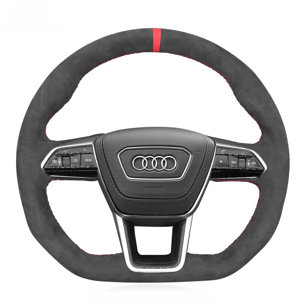 Steering Wheel Cover for Audi A6 A7 S6 S7 RS 6 RS 7 E-Tron 2018-2022