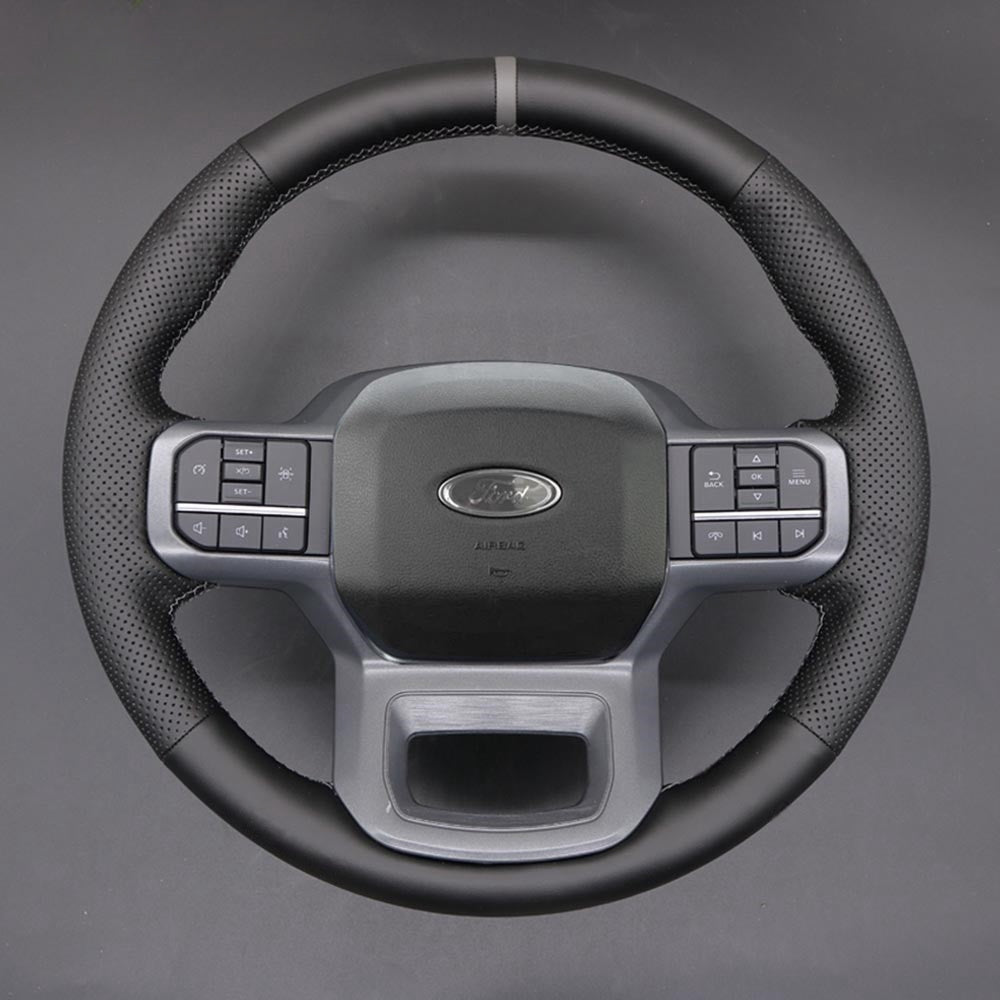Steering Wheel Cover for Ford F150 F-150 F250 F350 F-350 F450 F-450 Expedition 2021-2024