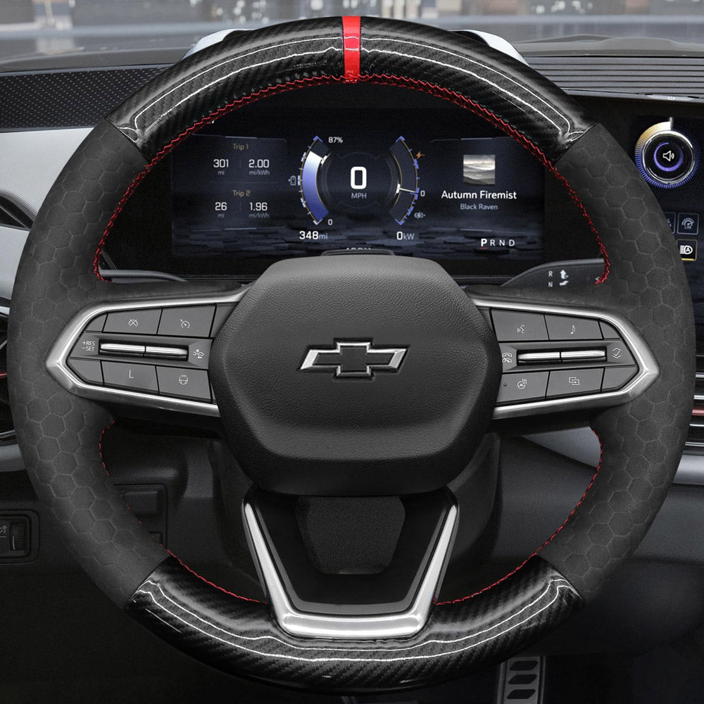 Steering Wheel Cover for Chevrolet Equinox Silverado EV Traverse Tahoe Blazer EV Suburban 2024-2026