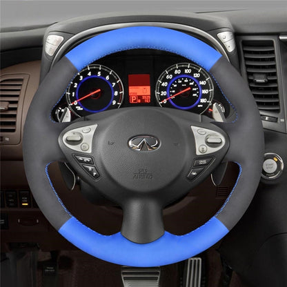 Steering Wheel Cover for Infiniti FX FX30d FX35 FX37 FX50 QX70 / Nissan Juke F15 Note Maxima 370Z Sentra