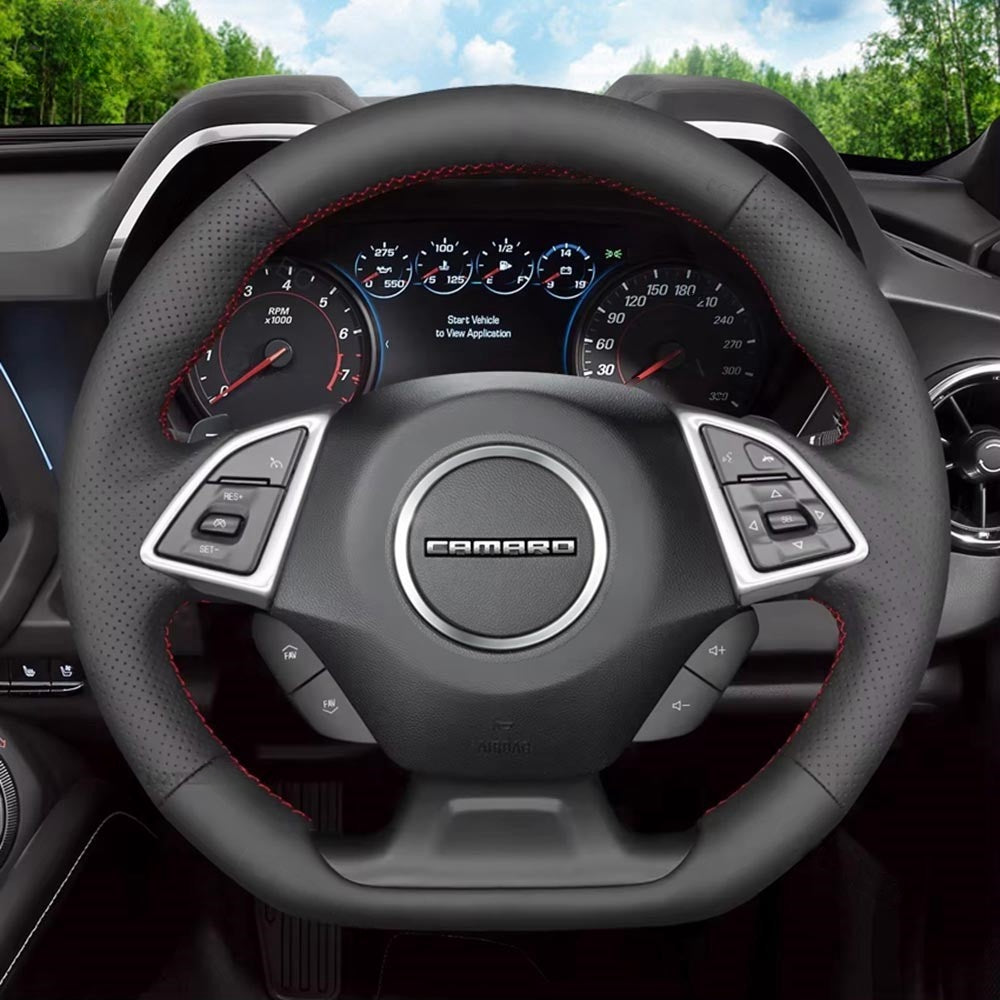 Steering Wheel Cover for Chevrolet Camaro 2016-2024