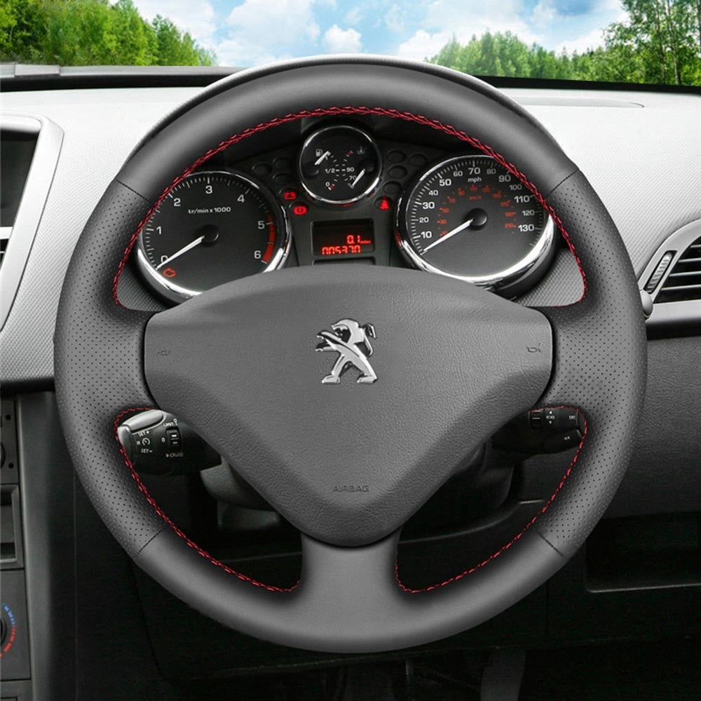 Steering Wheel Cover for Peugeot 206 207 CC SW Partner Expert Partner 2006-2019