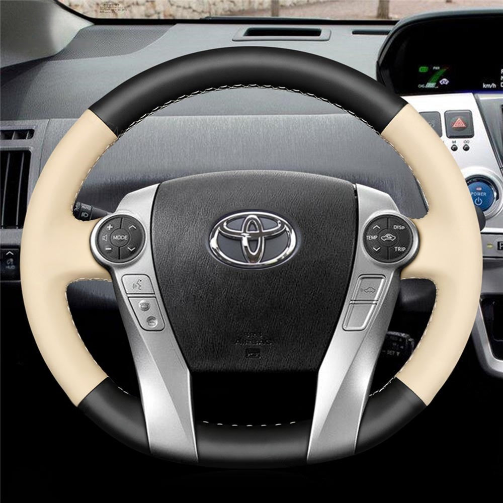 Steering Wheel Cover for Toyota Prius 30 XW30 Prius+ Prius C Prius V Aqua 2009-2020