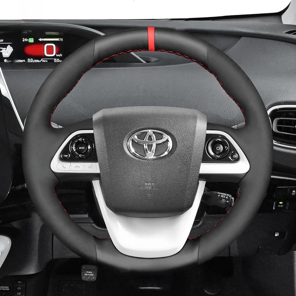 Steering Wheel Cover for Toyota Prius IV XW50 Prius Prime Mirai 2015-2024