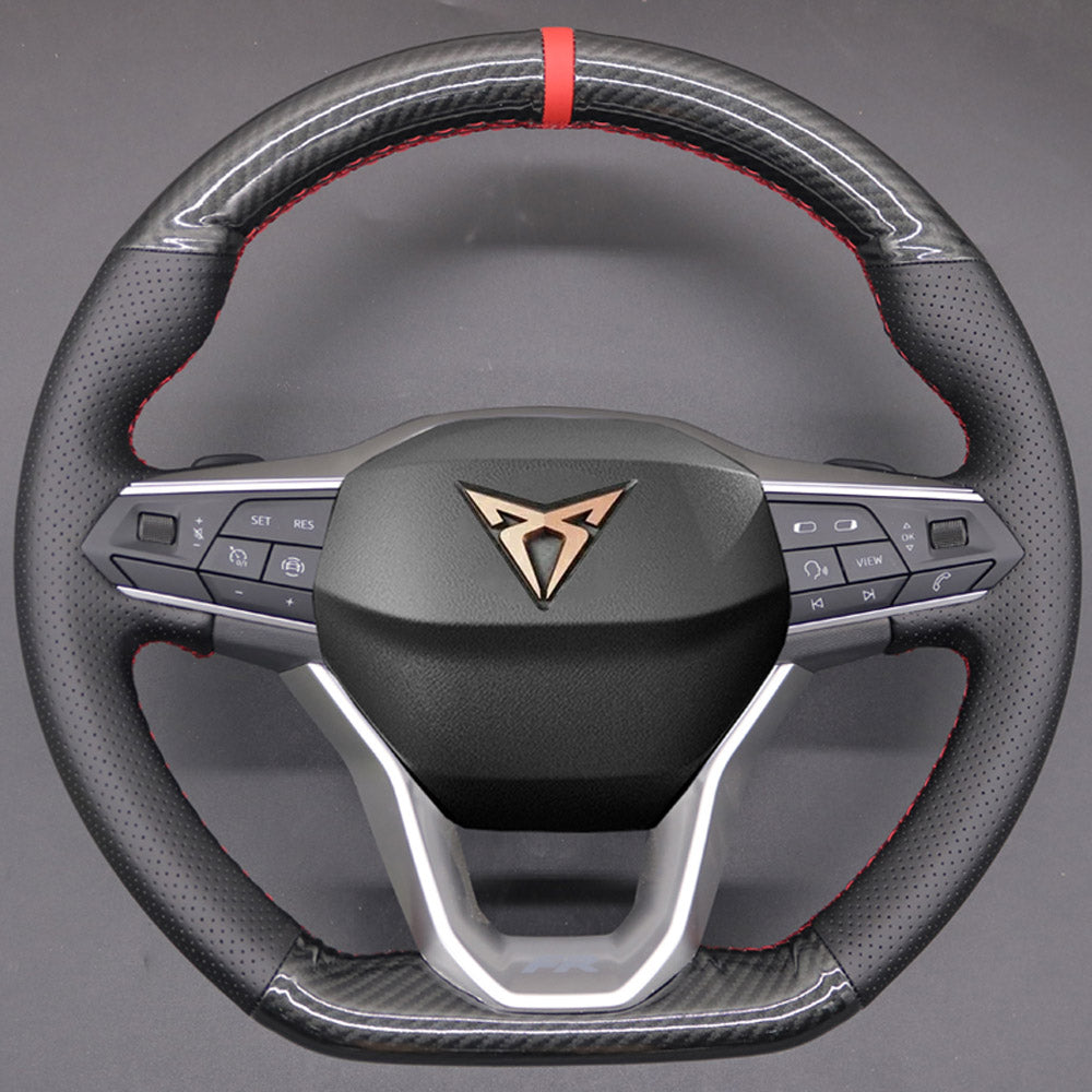 Steering Wheel Cover for CUPRA Ateca Formentor Tavascan Terramar Leon Leon Sportstourer Born 2021-2025