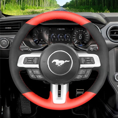 Steering Wheel Cover for Ford Mustang 2015-2024