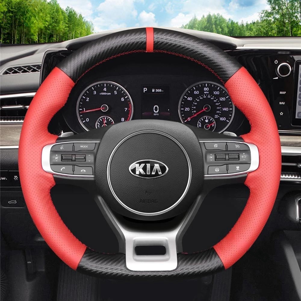 Steering Wheel Cover for Kia Optima K5 GT GT-Line Sedan 2021-2022