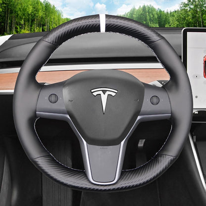 Steering Wheel Cover for Tesla Model 3 Y 2017-2023