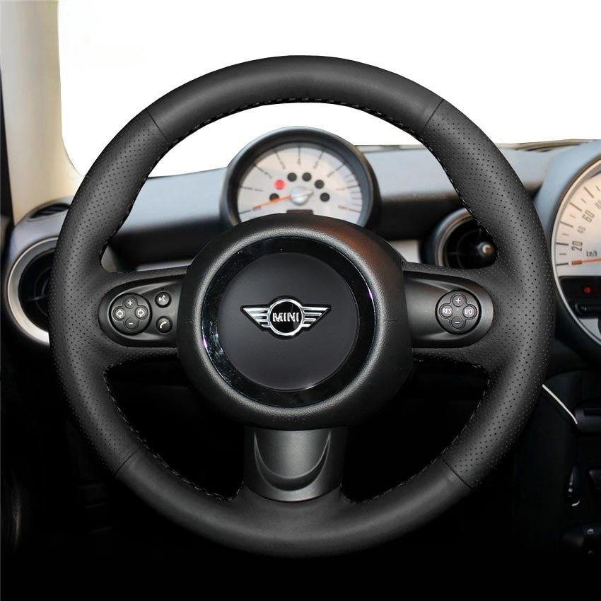 Steering Wheel Cover for Mini R56 R57 Coupe Cooper Clubman Clubvan Convertible Countryman Paceman Roadster Hardtop